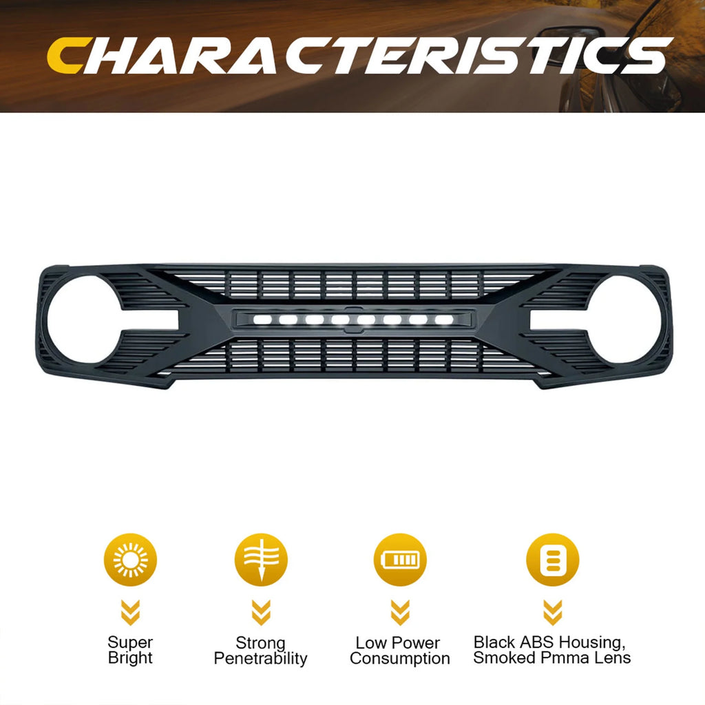 AMERICAN MODIFIED Grille with Lights for 21-24 Ford Bronco T9807