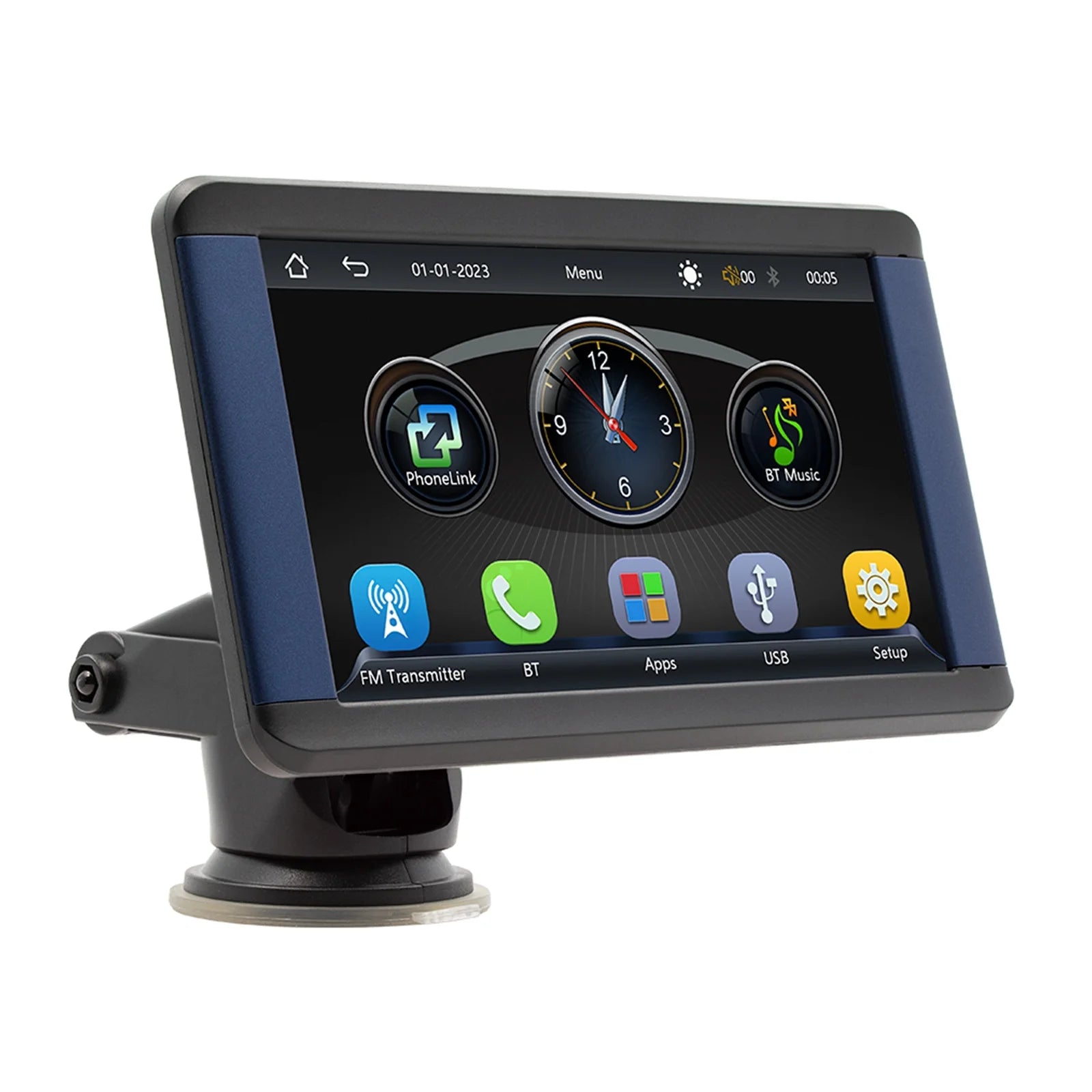 7" Portable Bluetooth Car MP5 Player with Wireless Carplay U664