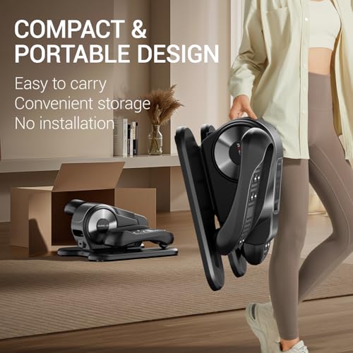 Under Desk Elliptical Machine Electric Seated Pedal Exerciser with Remote W905779
