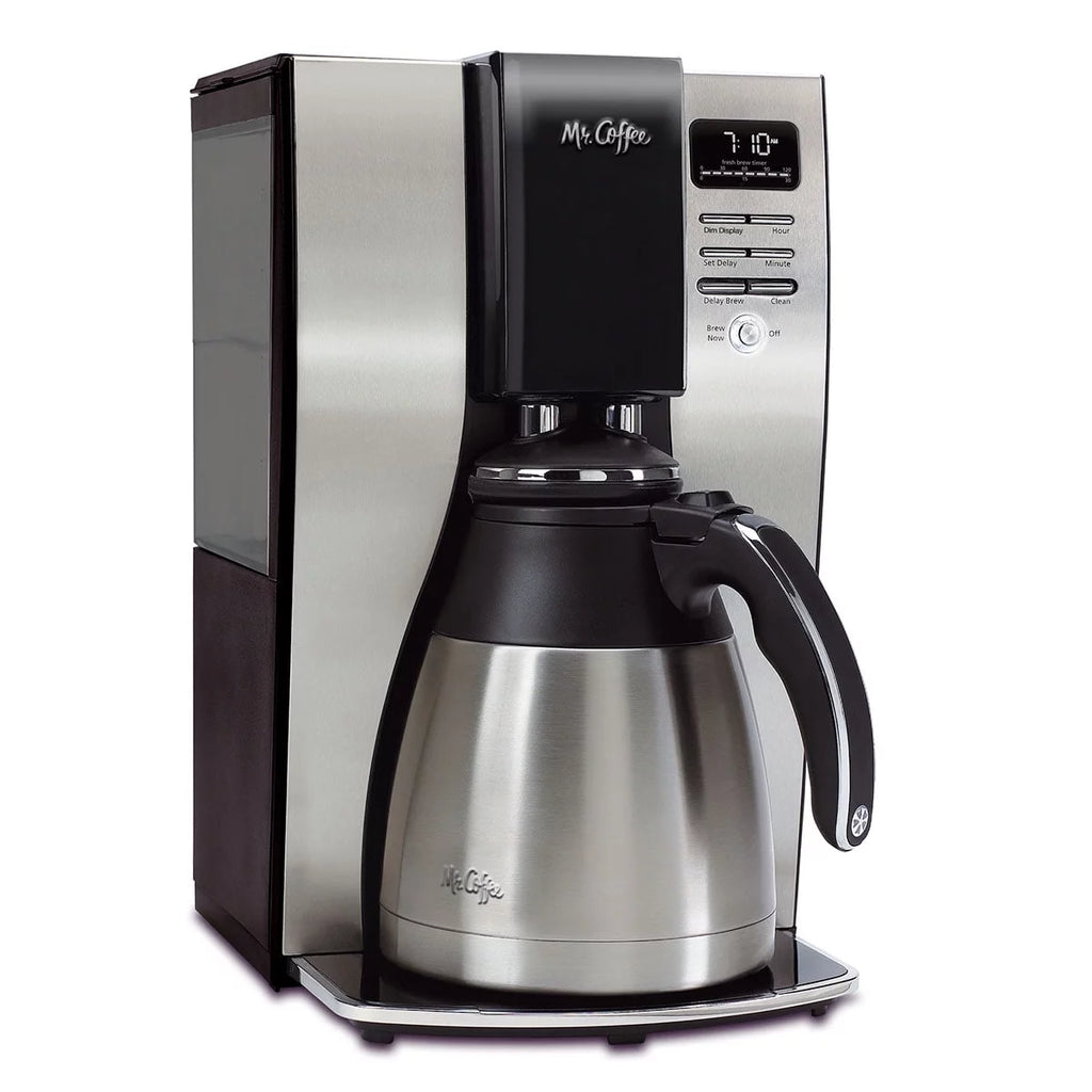 Optimal Brew 10-Cup Thermal Programmable Coffeemaker Black/Brushed Silver