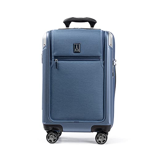 Travelpro Platinum Elite Hardside Expandable Carry-On Luggage, 8 Wheel Spinner, TSA Lock, 20-Inch X826544