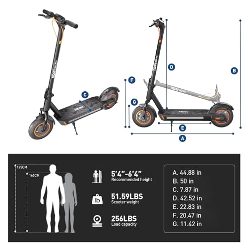 Hiboy MAX Pro Electric Scooter, 22 MPH, 650W Motor, 11" Tires Z64117