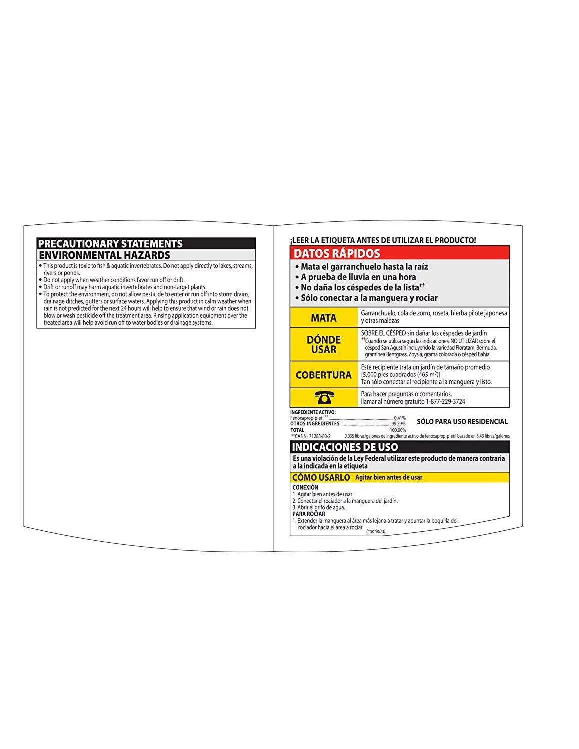 BioAdvanced 704119A Crabgrass Killer RTS Hose-End Concentrate, 32 oz U185148