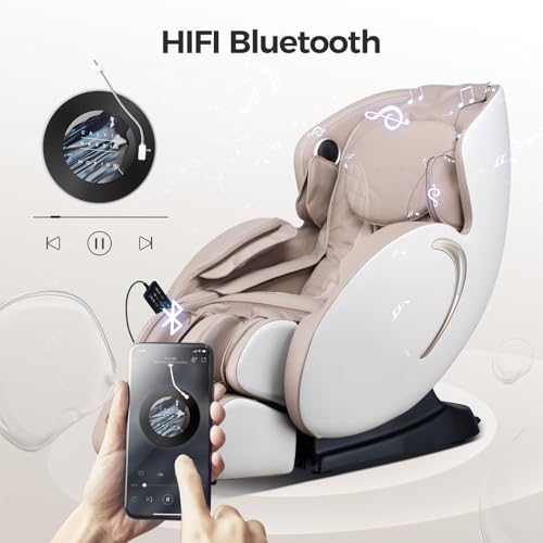 Zero Gravity Massage Chair 3D Full Body Shiatsu Recliner with Airbags and Heating D212