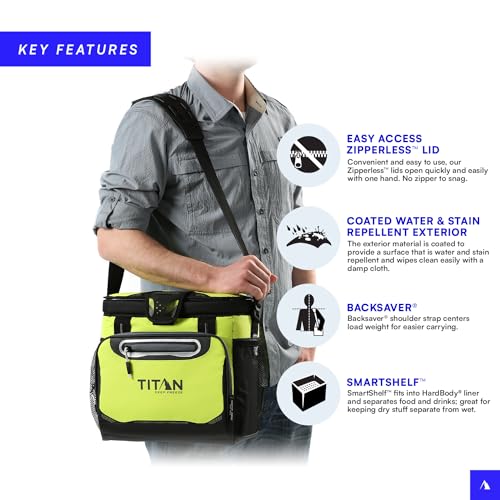 Arctic Zone Titan Deep Freeze Zipperless Hardbody Cooler W899