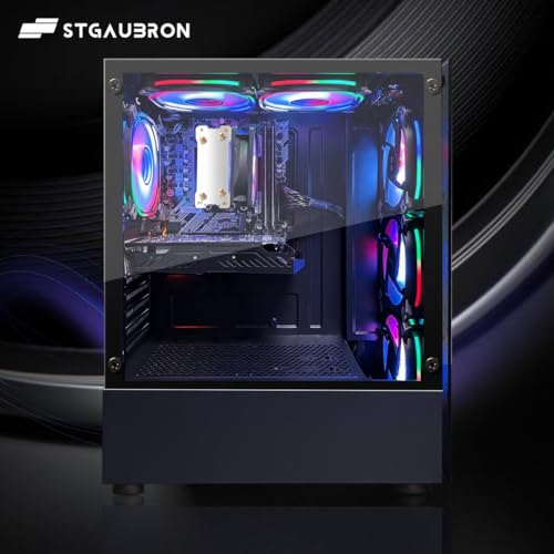 STGAubron Gaming PC Desktop, GeForce RTX 2060 Super, Intel Core i7, 16G DDR4, 1T SSD, Windows 11 Z1287