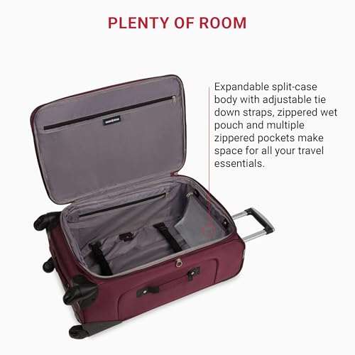 SwissGear Sion Softside Expandable Roller Luggage 3 Piece Set N784870