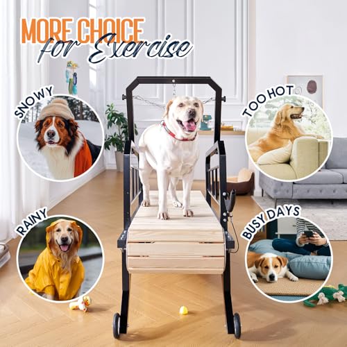 Albott Dog Treadmill for Large & Medium Dogs, Up to 330 Lbs K295