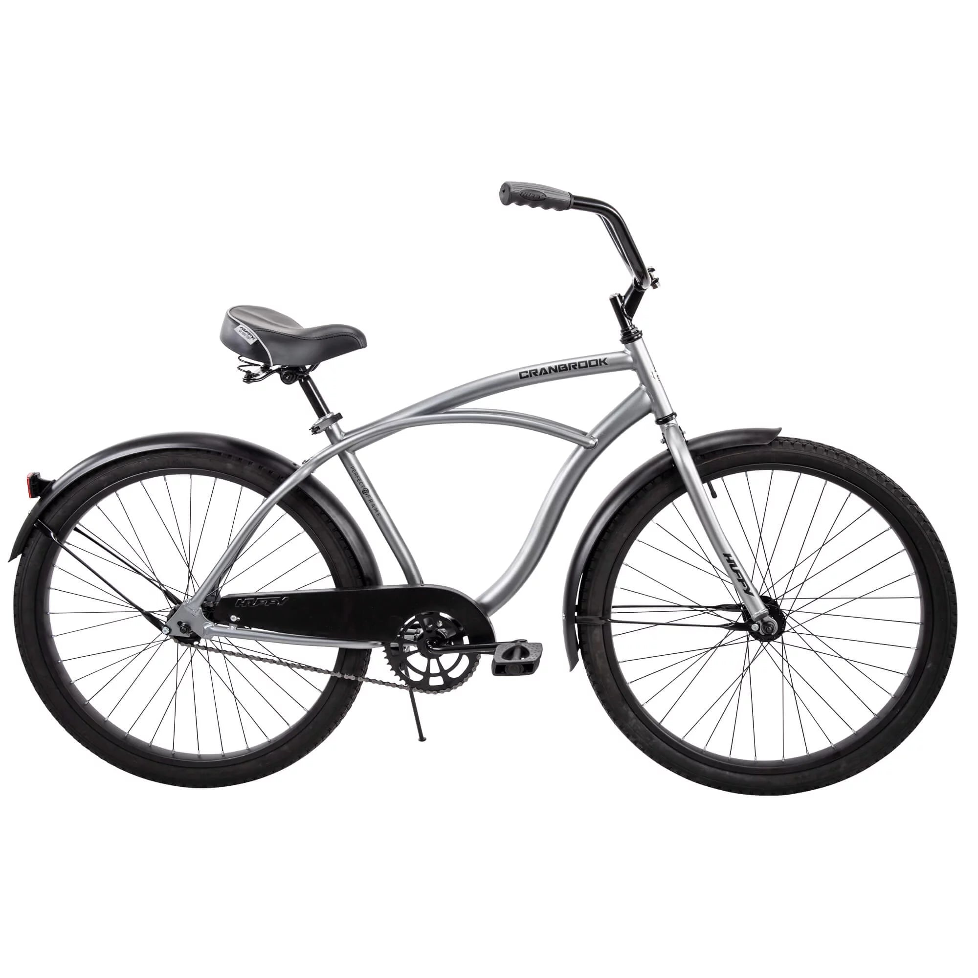 Huffy 26" Cranbrook Men's Beach Cruiser Bike, Silver Z83078