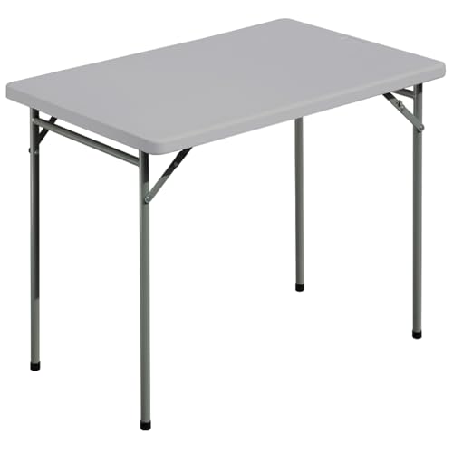 3ft Rectangular Plastic Folding Table for Indoor Outdoor Use A448