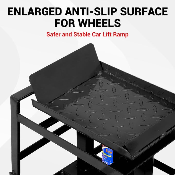 2PC 5Ton Hydraulic Car Ramps, Portable Vehicle Lift G3541