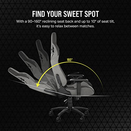 Corsair T3 Rush Fabric Gaming Chair (2023) Charcoal E407