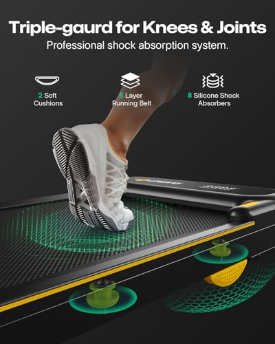 UREVO Strol 2E Smart 2-in-1 Folding Treadmill with Safety Handle E1534