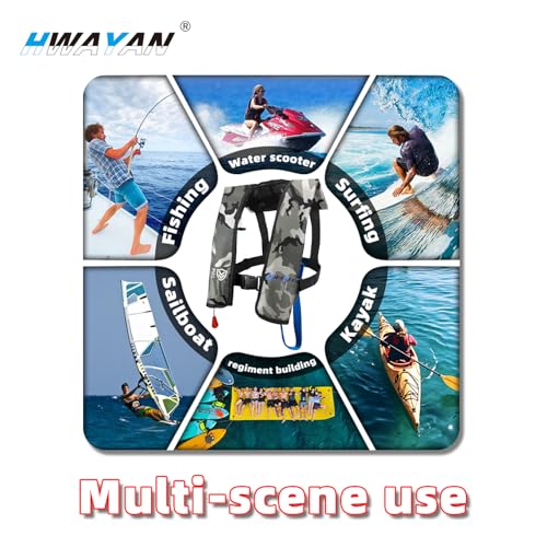 Light Inflatable Life Jacket Automatic/Manual Y726