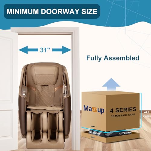 3D Massage Chair Full Body Zero Gravity Shiatsu Recliner with Heating O92367