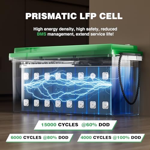 12V 100Ah LiFePO4 Lithium Battery with 100A BMS U8311