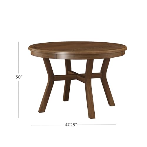 Hillsdale Furniture Cooper Convertible Wood Poker Game Table, Brown W142496