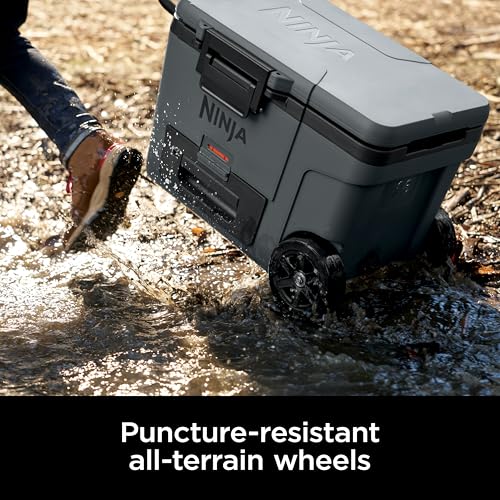 Ninja FrostVault 45QT Cooler with Wheels, Lakeshore Blue M1144