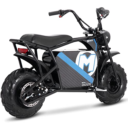 MotoTec 48v 1000w Electric Mini Bike Black W616