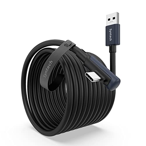 Syntech Link Cable 16FT USB 3.0 to USB C for Meta Quest 3/3S/2, PCVR & SteamVR X45404