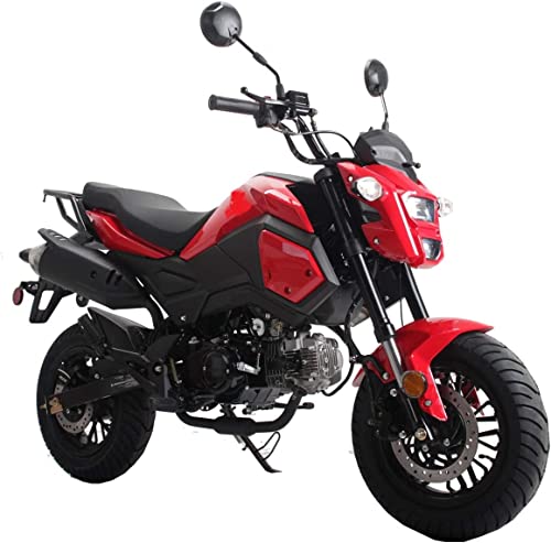HHH Vader 125 Motorcycle Gas Bike with Big Headlights (Black) M2726