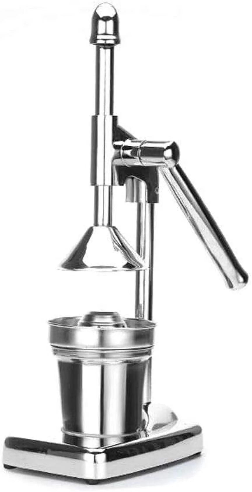 Miumaeov Manual Juicer Machine, Stainless Steel Hand Press Citrus Squeezer, Silver Z434916