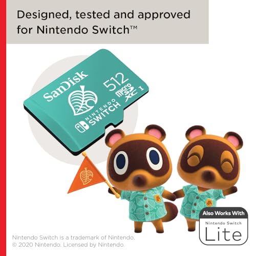 SanDisk 1TB microSD-Card for Nintendo-Switch, OLED, and Lite L16709