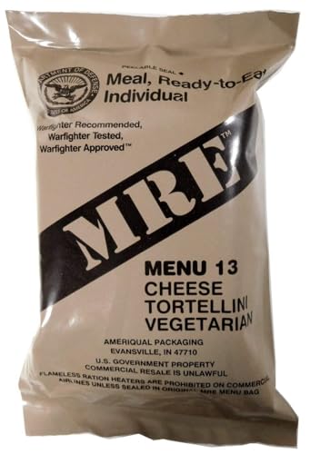 6 Packs Vegetarian MRE Military Field Ration Survival Food S4848