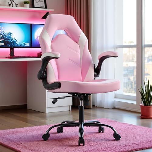 Gaming Chair with Footrest, Lumbar Support, Red/Black M9231