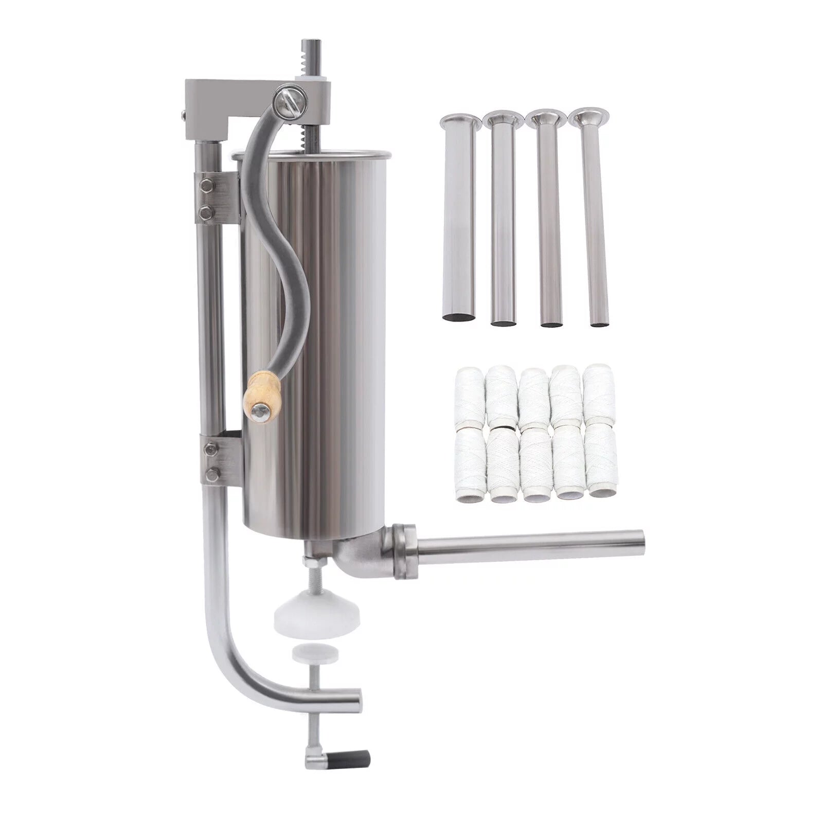 3L Vertical Manual Meat Sausage Stuffer Machine Stainless Steel F46029