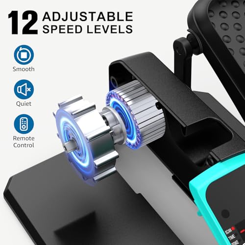 VIVURN® 018 Under Desk Elliptical Machine for Seniors, Quiet & Portable O32733
