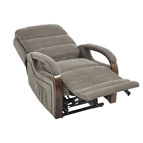 FLEXISPOT XL31 Power Lift Recliner Chair for Elderly, Electric Massage & Heat, PU Leather, Black C786106
