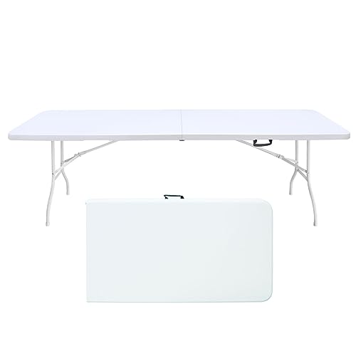 Portable Plastic Folding Table 4ft Heavy Duty Indoor Outdoor Y145657