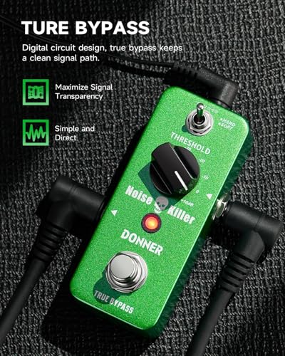Donner Morpher Mini Distortion Guitar Pedal 3 Modes for Electric Guitar V47970