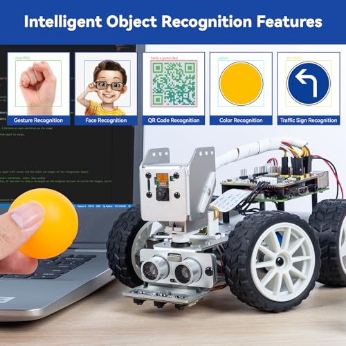 SunFounder PiCar-X AI Video Robot Car Kit for Raspberry Pi 5/4/3B+/3B Q194330
