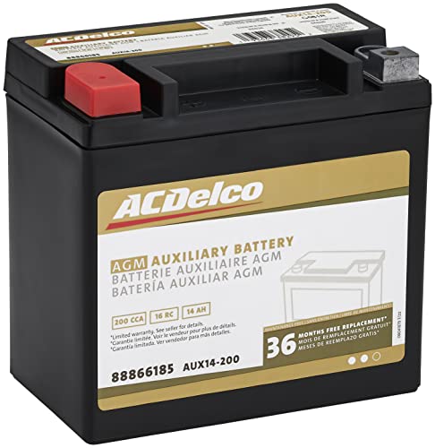 ACDelco Gold AUX14-200 AGM Auxiliary Battery, 200 CCA C948