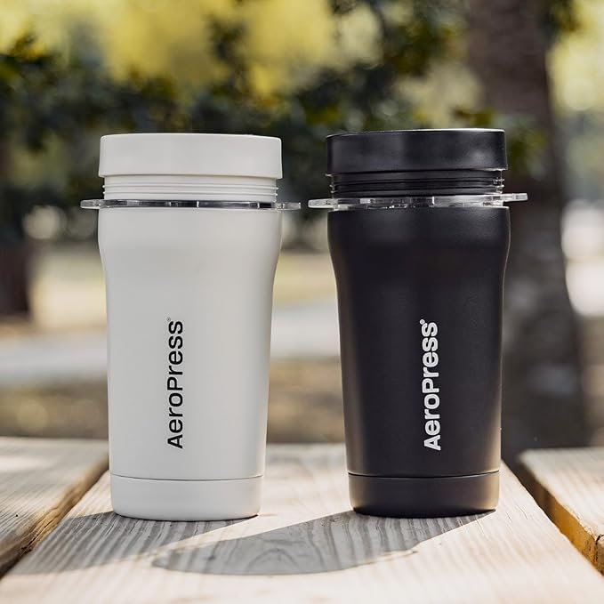 AeroPress Go Travel Coffee Press Kit - Portable 3-in-1 Coffee Maker E954