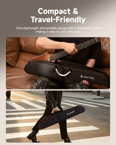 Donner HUSH I Travel Acoustic-Electric Guitar with Gig Bag G948