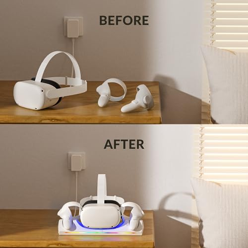 Bioherm Magnetic Charging Dock for Meta Quest 2 VR Headset & Controllers W959