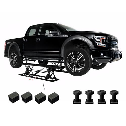 Jocisland Portable Car Lift, Capable of Lifting 7000 LBS Quick Jack with a Maximum Height of 28", Car Lifts for Home Garage and Shop