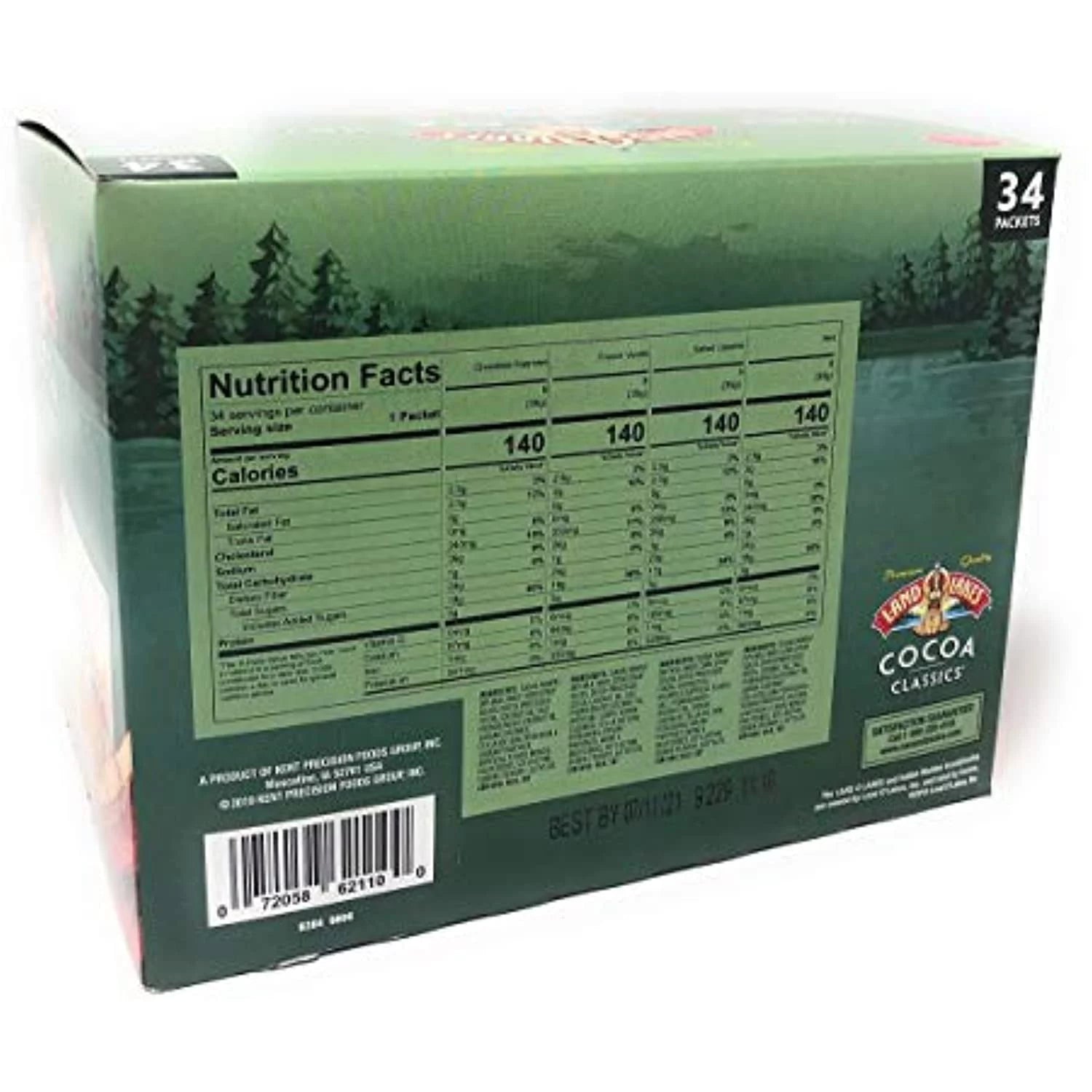 Land O Lakes Classics Instant Premium Hot Cocoa Assortment, 34 Packets O649704