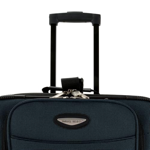 Travel Select Amsterdam 4-Piece Softside Expandable Luggage Set, Gray V976
