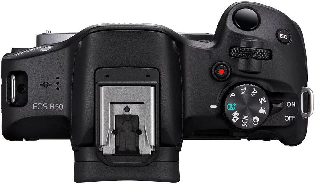 Canon EOS R50 4K Mirrorless Camera with RF-S 18-45mm Lens and Accessories H37459