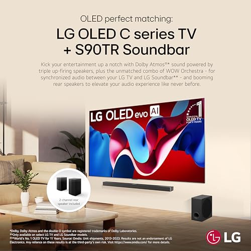 LG 65-Inch Class OLED evo C4 Series Smart TV 4K with Magic Remote E146