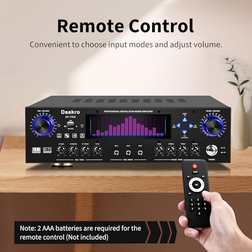 AV-735A 600W 5.1 Channel Home Theater Stereo Receiver with Bluetooth E89635