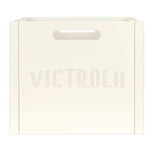 Victrola Wooden Record Crate Tabletop Vinyl Album Holder, Espresso P572466