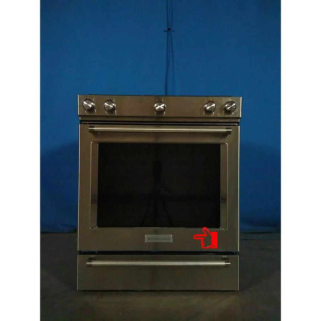 KitchenAid KSDB900ESS Dual Fuel Slide-in Range A283