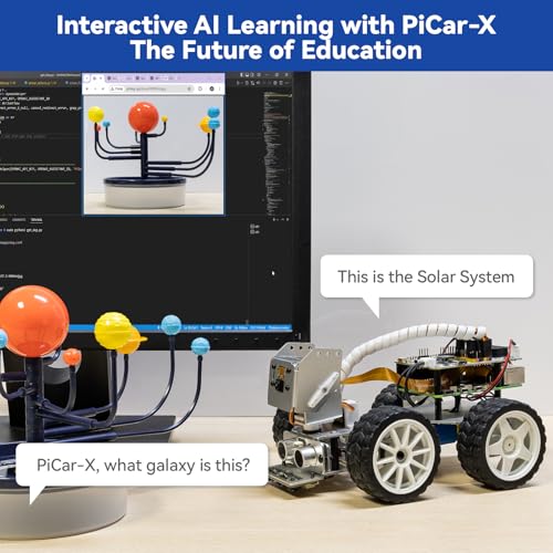 SunFounder PiCar-X AI Video Robot Car Kit for Raspberry Pi 5/4/3B+/3B Q194330