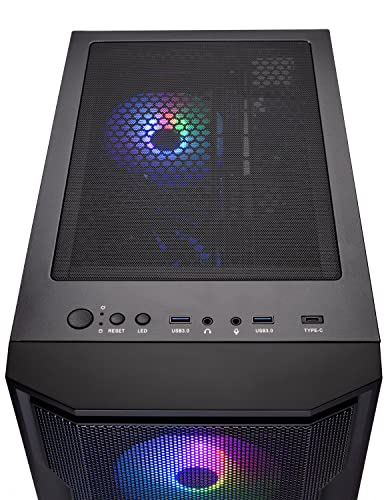 Skytech Blaze4 Mini Gaming PC Desktop, Ryzen 7 5700, RTX 4060, 1TB SSD, 16GB RAM W80305