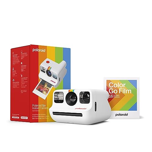 Polaroid Go Generation 2 Mini Instant Camera + Film Bundle Black D62493